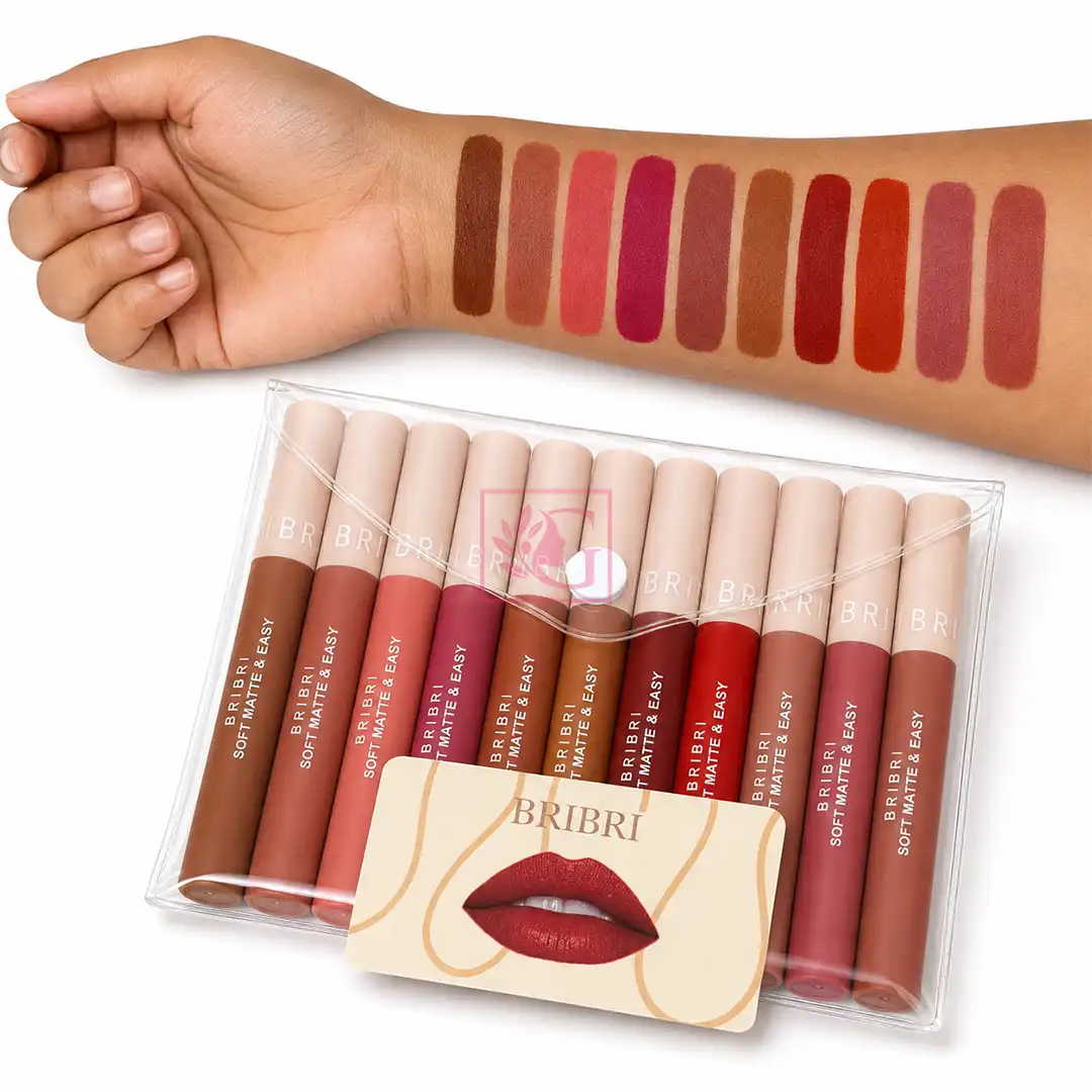Bribri 10Pcs Matte Lipstick Set
