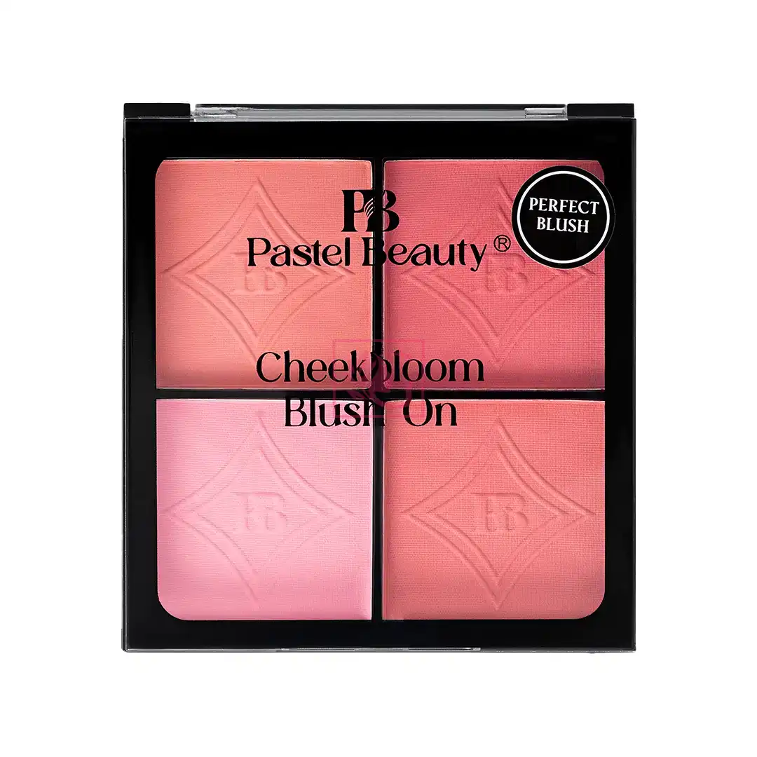 Pastel Beauty Cheek Bloom Blush On 4 Color Blush Palette