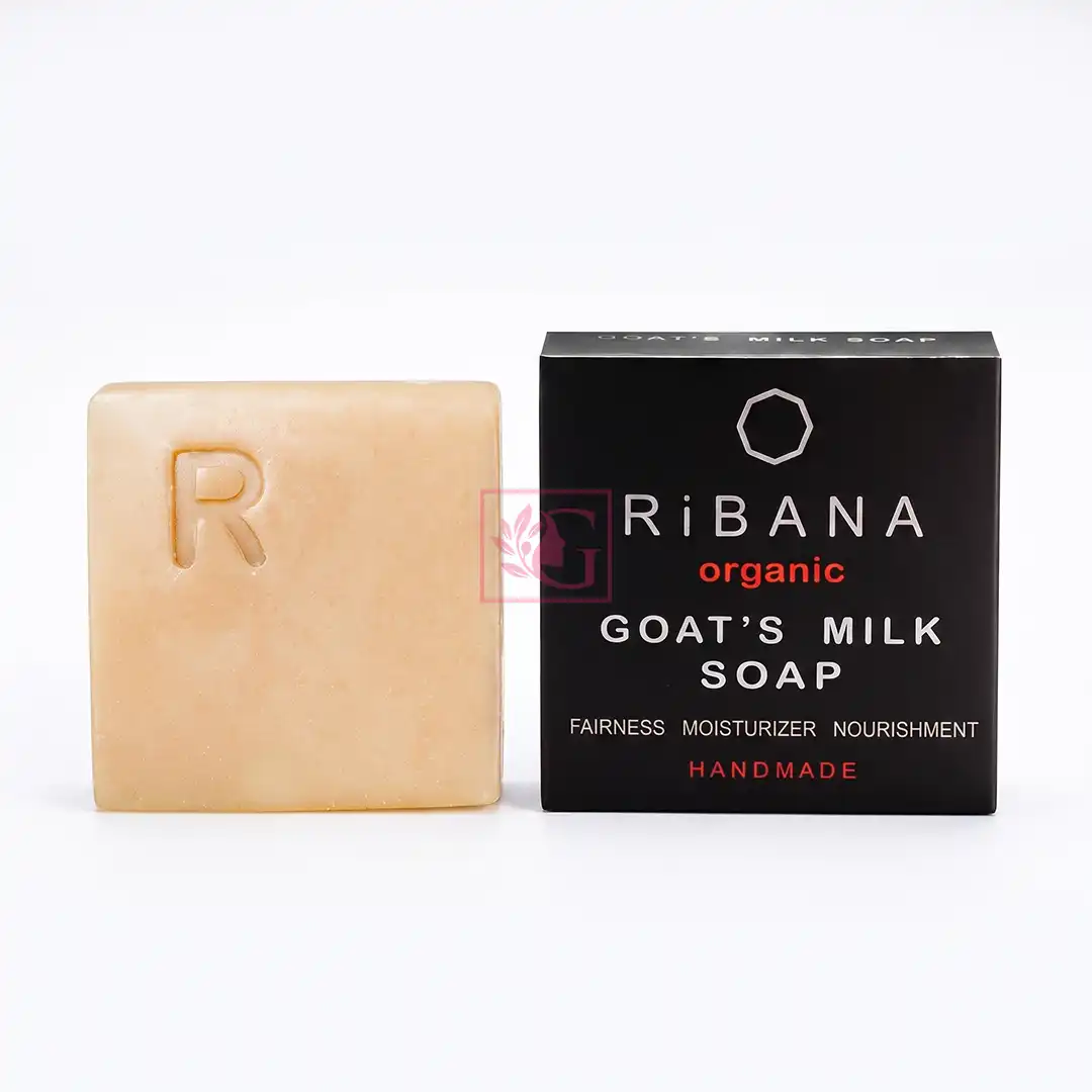 RiBANA Organic Goat Milk Moisturizing Face & Body Soap – 110gm