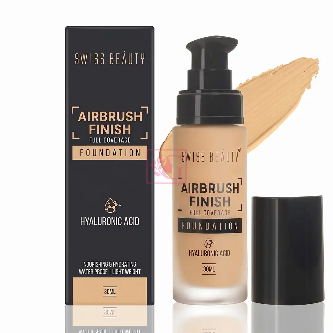 Swiss Beauty Airbrush Finish Full Coverage Foundation - 30ml